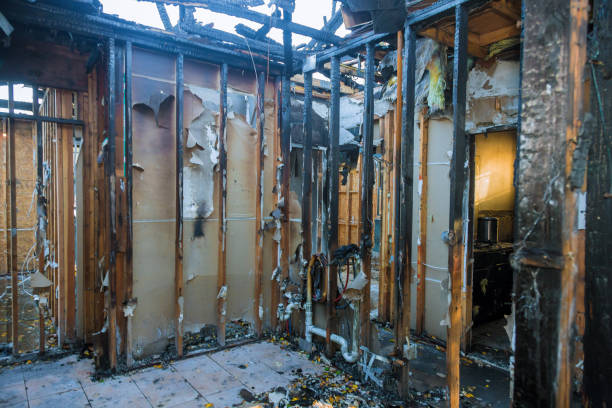 Professional Fire Damage Assessment technician working in Gaithersburg, MD